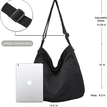 Outrider Canvas Crossbody Messenger Tote