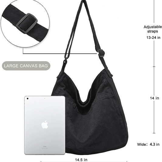 Outrider Canvas Crossbody Messenger Tote
