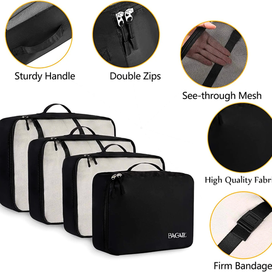Premium Travel Packing Cubes | Luggage Organizer Set