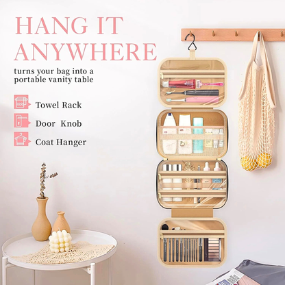 HOTOR Hanging Travel Toiletry Organizer