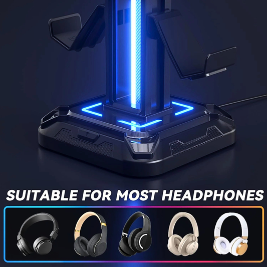 RGB Dual Controller & Headphone Stand