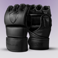 LIBERLUPUS Pro MMA Sparring Gloves | Open Palm Training Gear