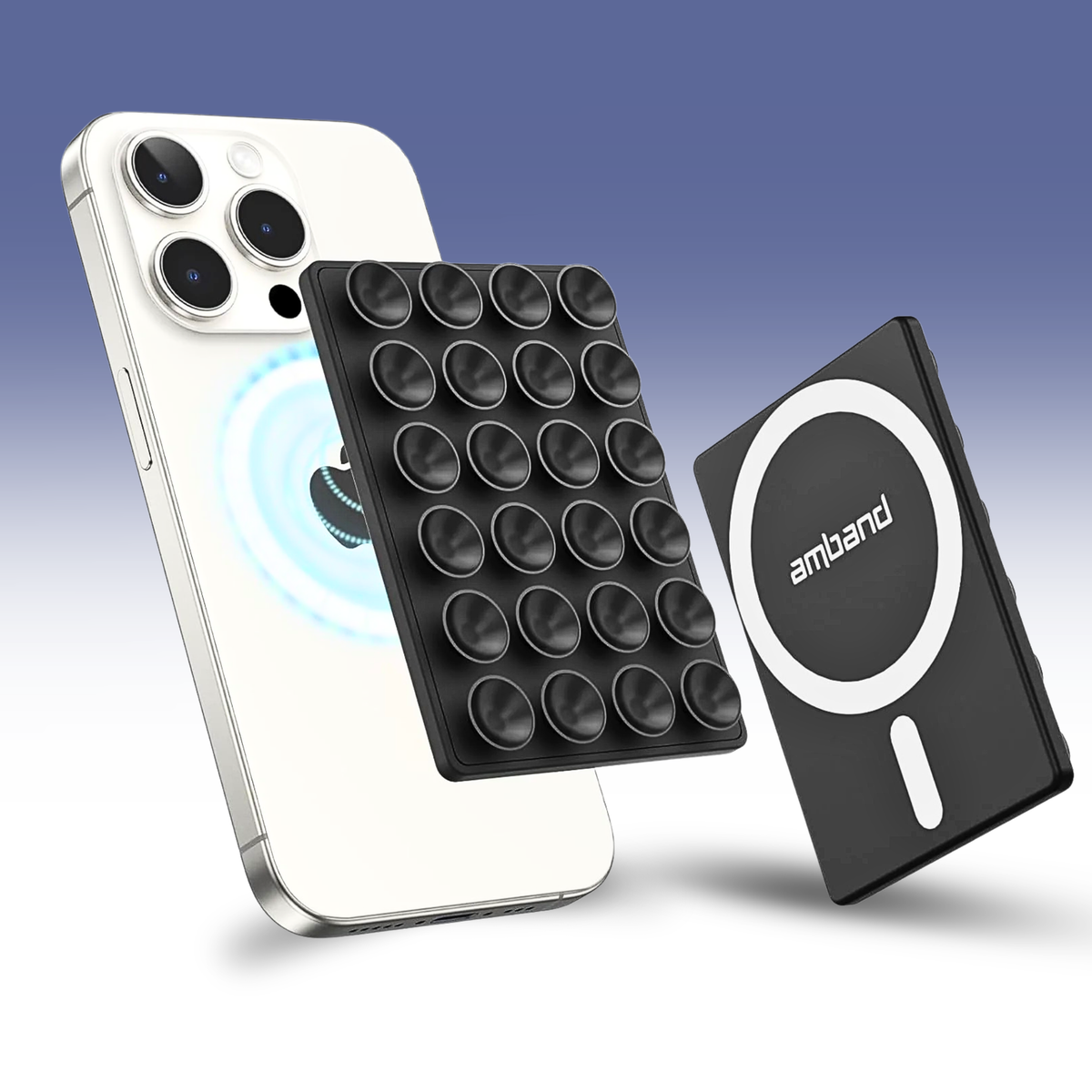 Magnetic Suction Phone Mount | Hands-Free Wall Grip