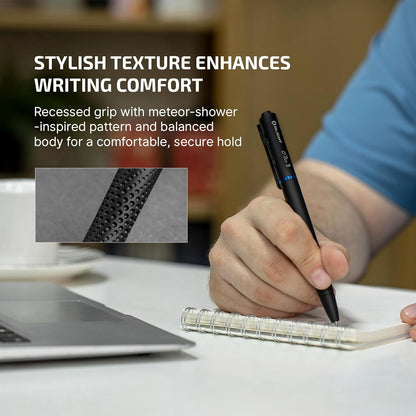 O'Pen 3 EDC Pen Light,120 Lumens with Green Beam, Red and White, USB-C Rechargeable LED Flashlight for Office, Writing, Presentation, Outdoor Uses, Professional Business Gift(Black)