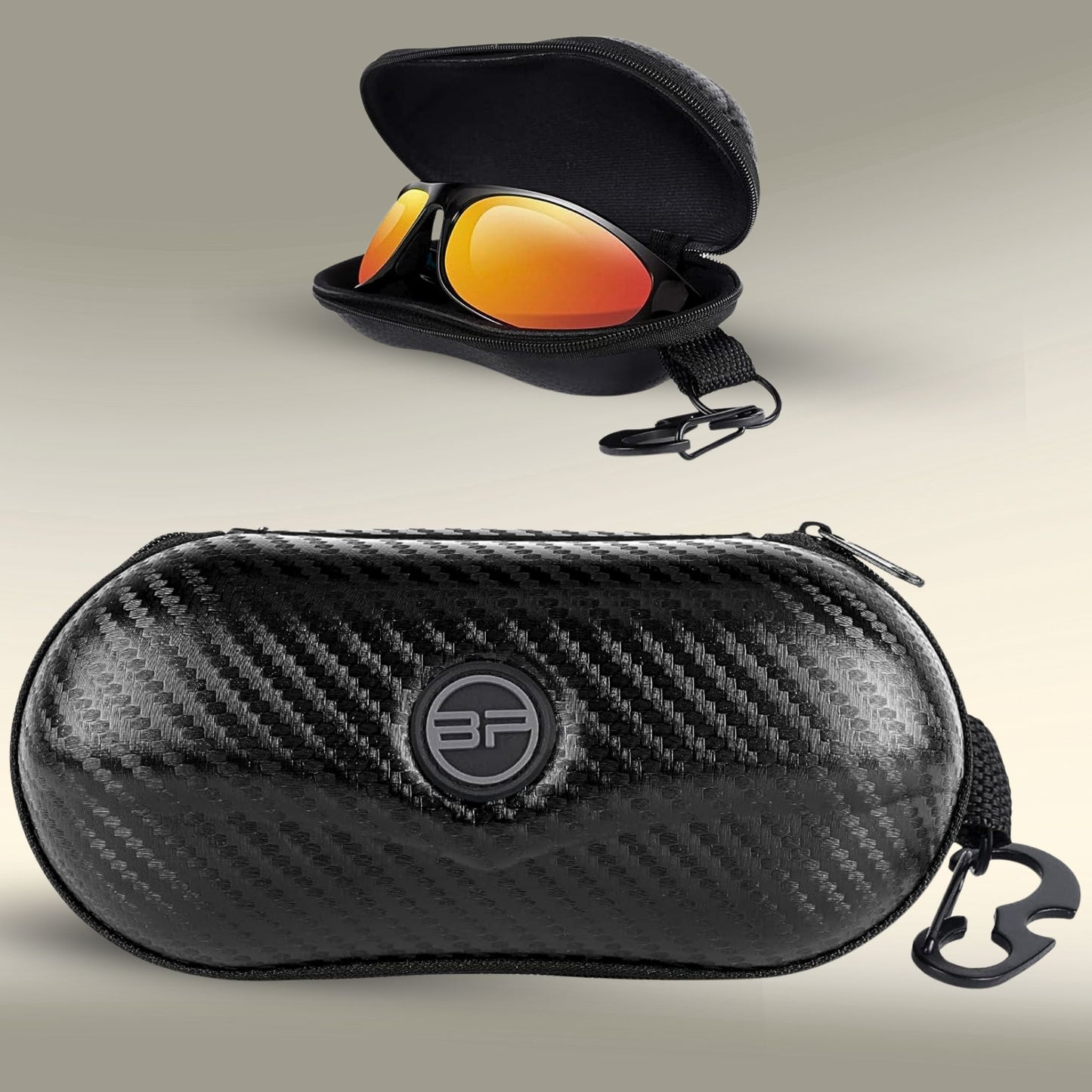 BLUPOND Semi-Hard EVA Sunglasses Case